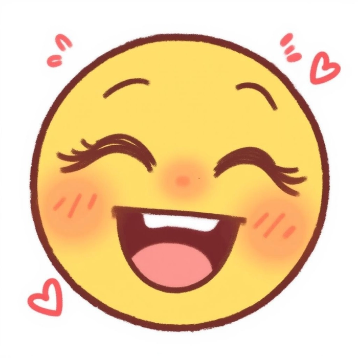 happy mood emoji dp