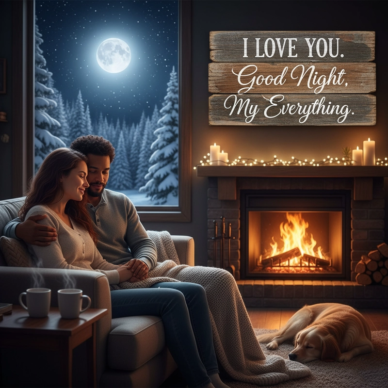 i love u good night images
