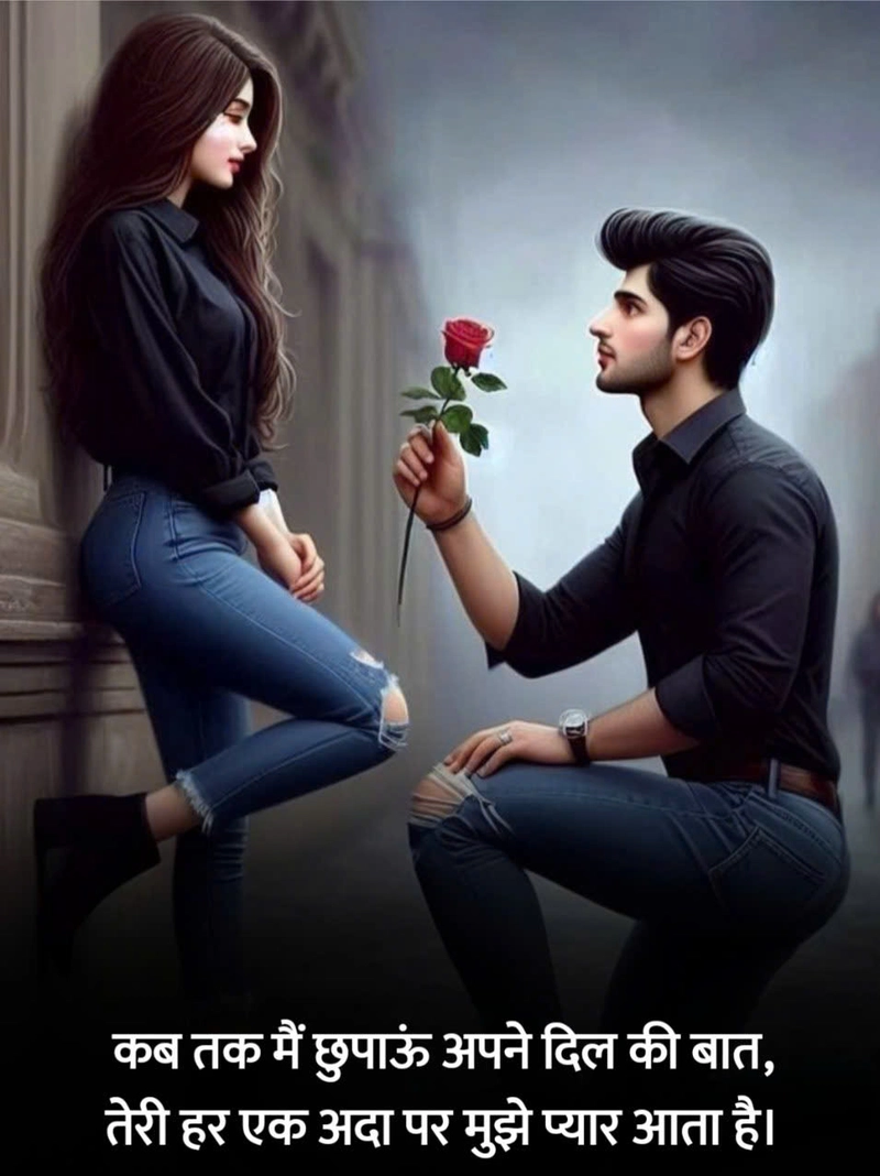 indirect propose shayari in hindi