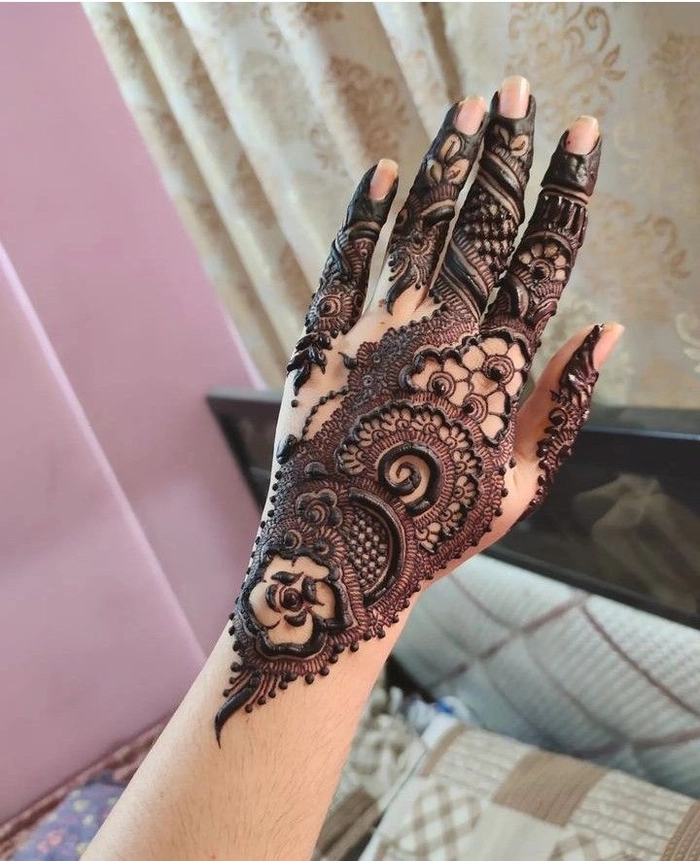 kashees engagement mehndi designs