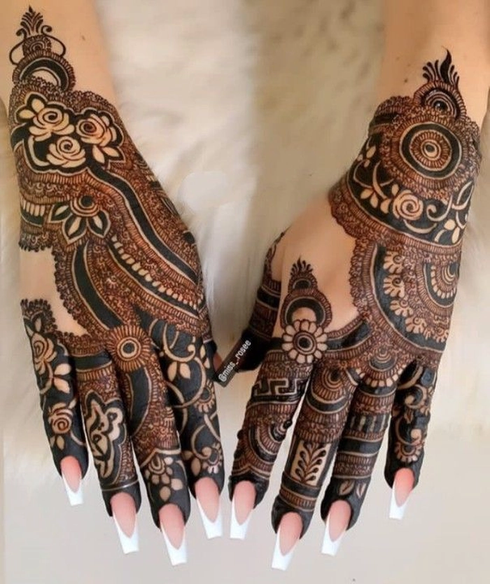 kashees hand mehndi design