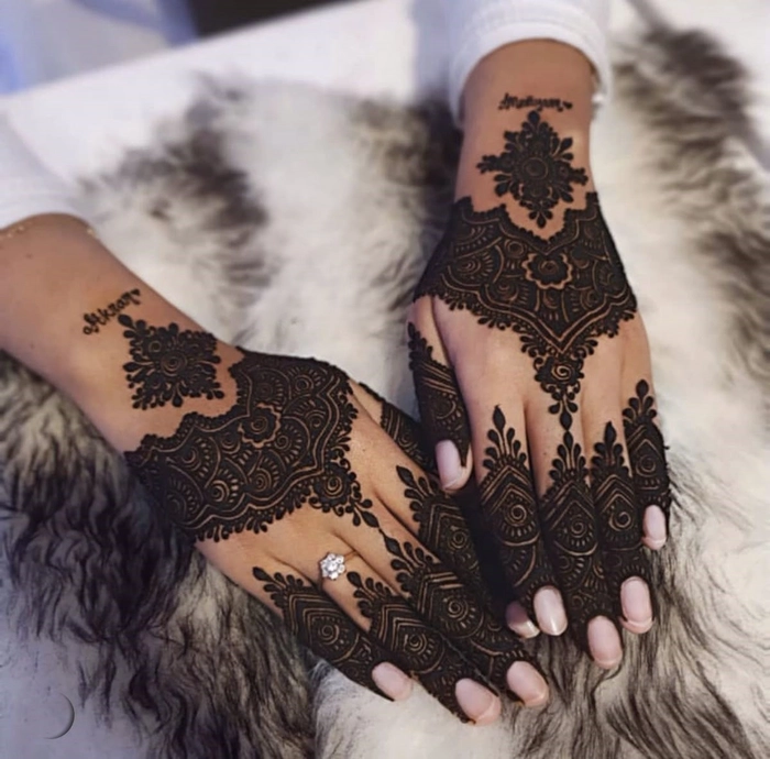 kashees mehndi design simple
