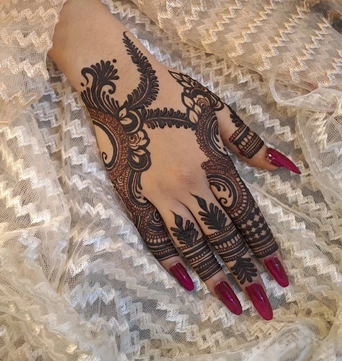 kashees tikki mehndi design
