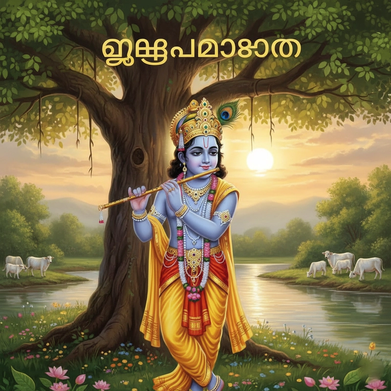 krishna good morning images malayalam