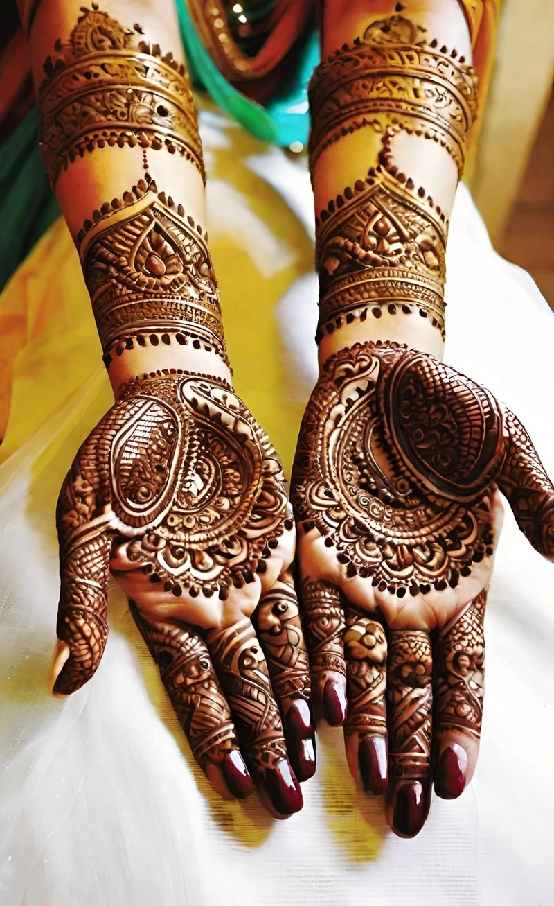 mehndi design aage ka hath