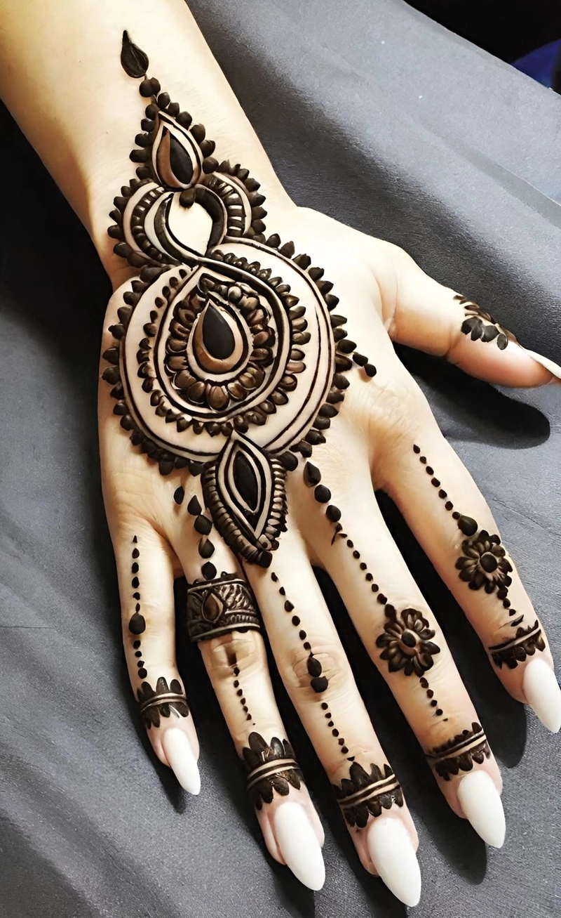 mehndi design aage ka photo simple and beautiful