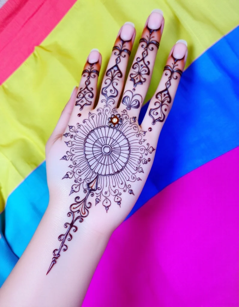 mehndi design aage ka simple easy and beautiful