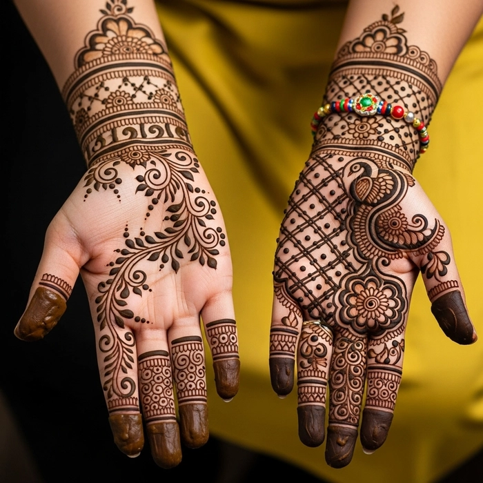 mehndi design for rakhi special