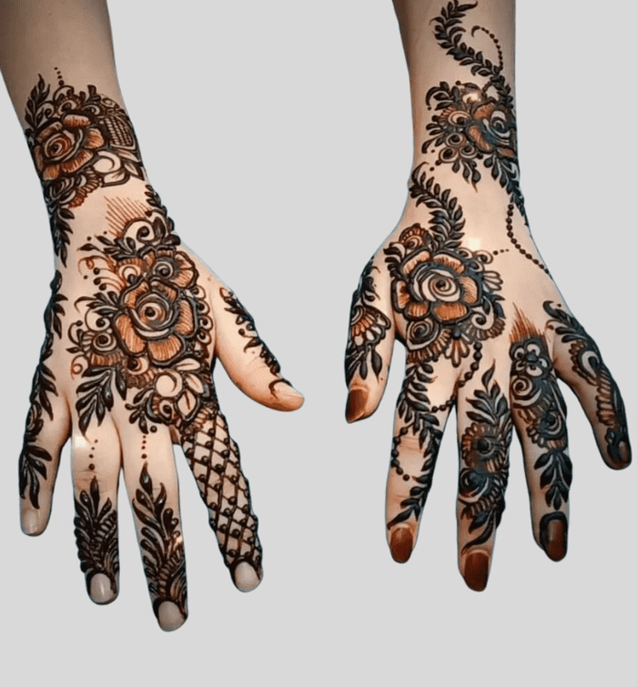 mehndi design for sawan back hand
