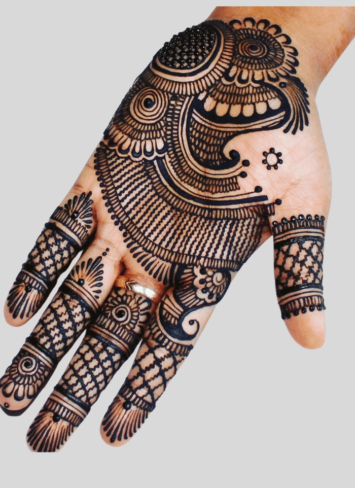 mehndi design for sawan simple