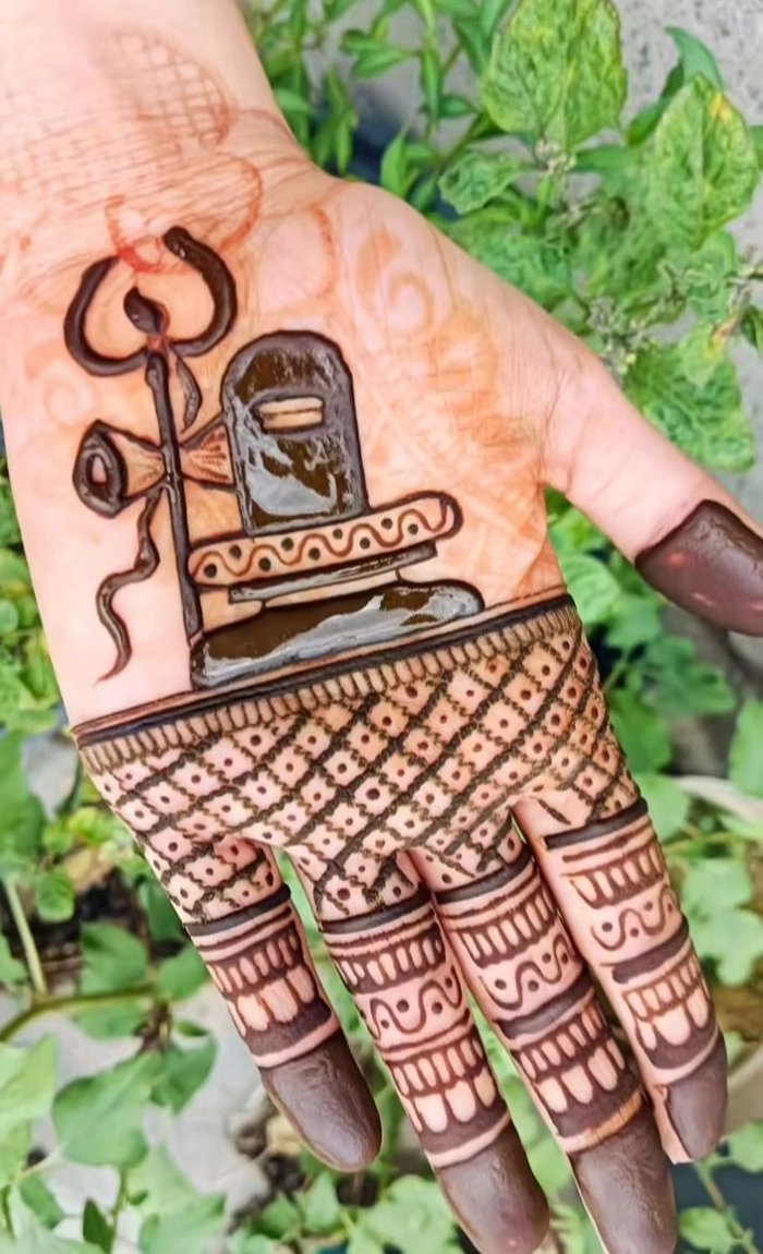 mehndi design sawan special simple
