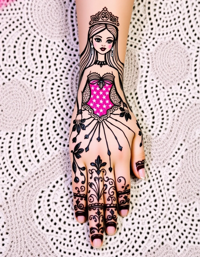 mehndi designs for princess