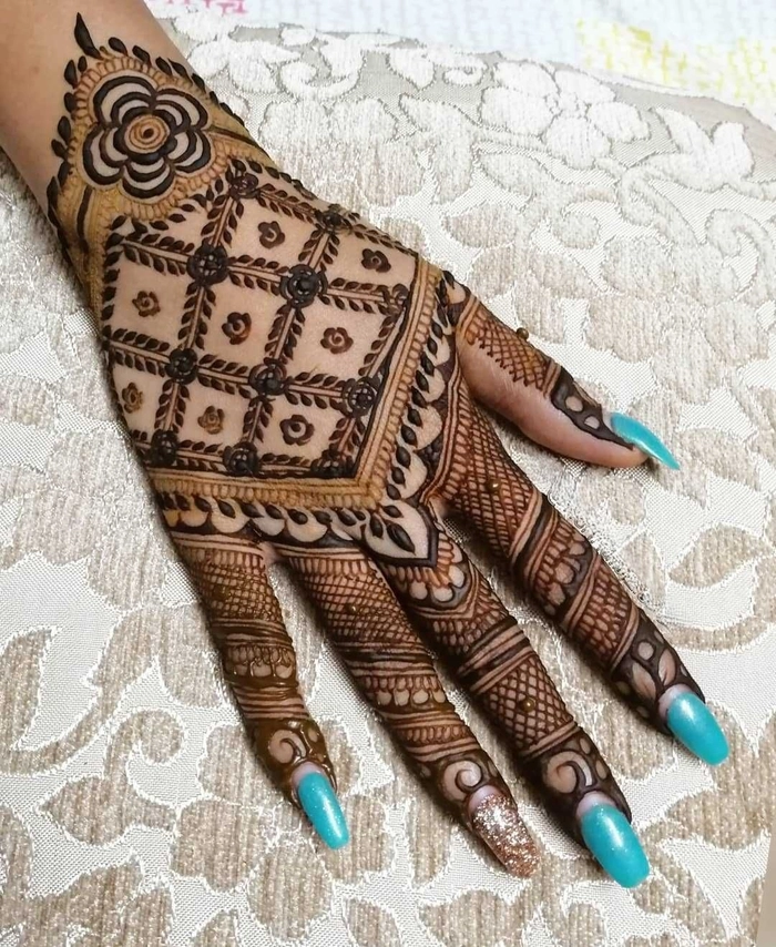 mehndi designs jali wala simple