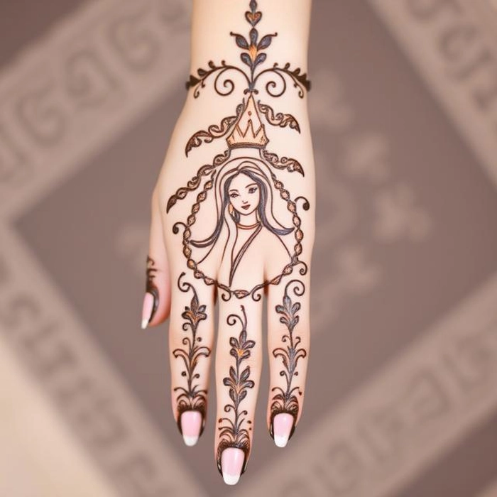 mehndi princess designs
