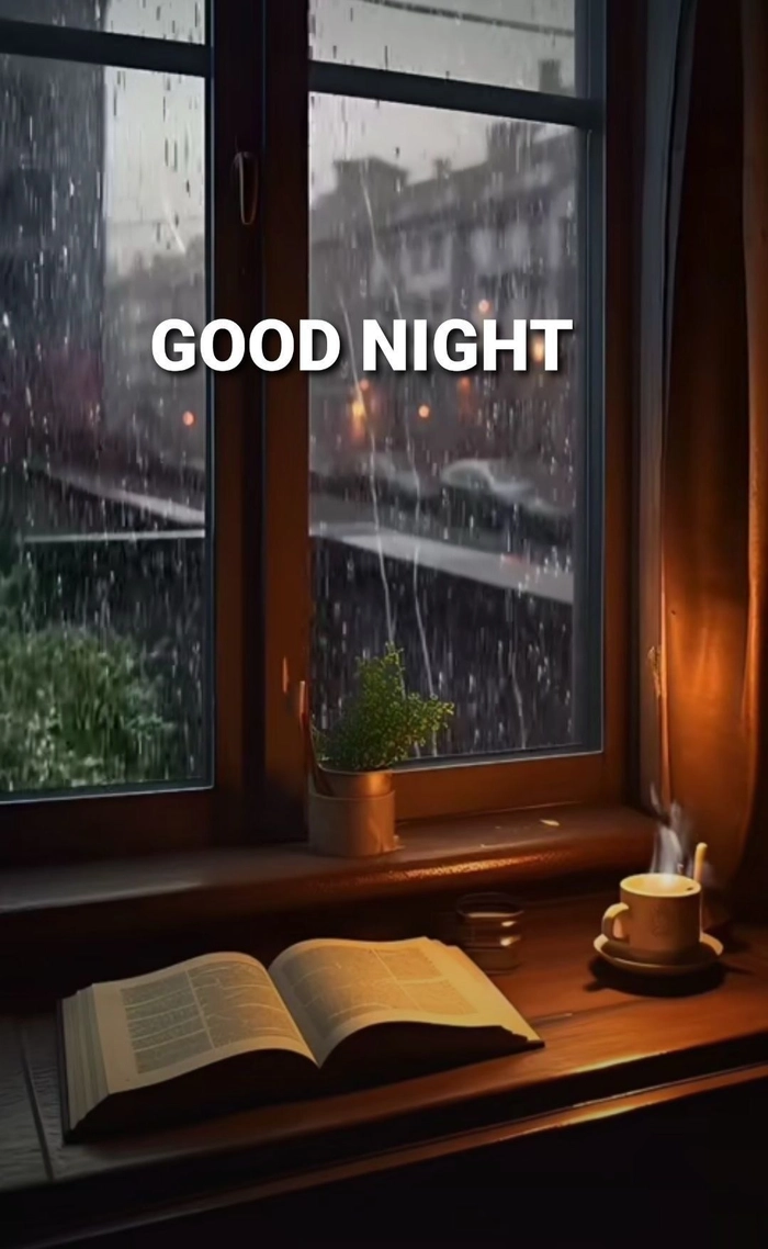 night rainy images
