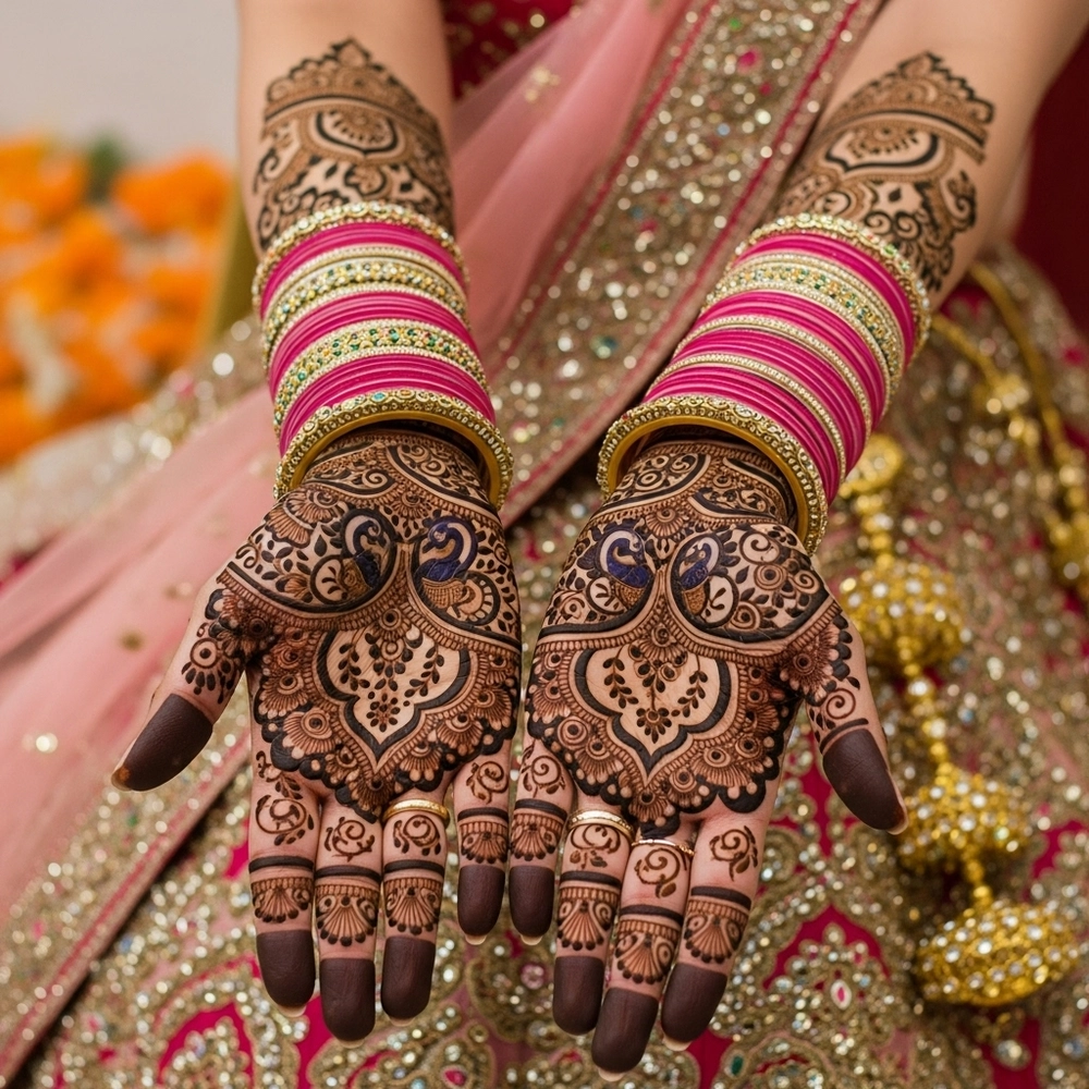 oppana bridal mehndi design