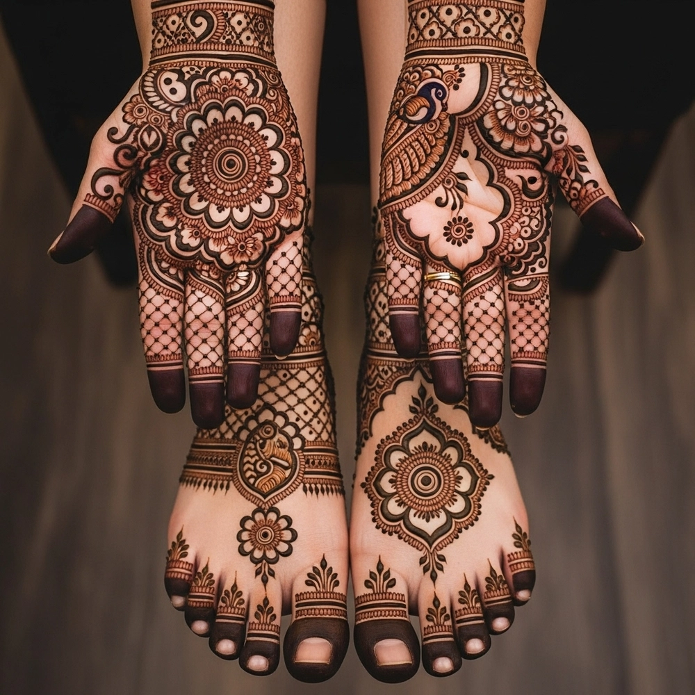 oppana mehndi style