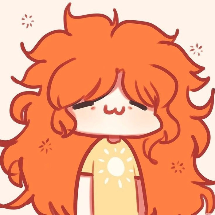 orange aesthetic pfp icon