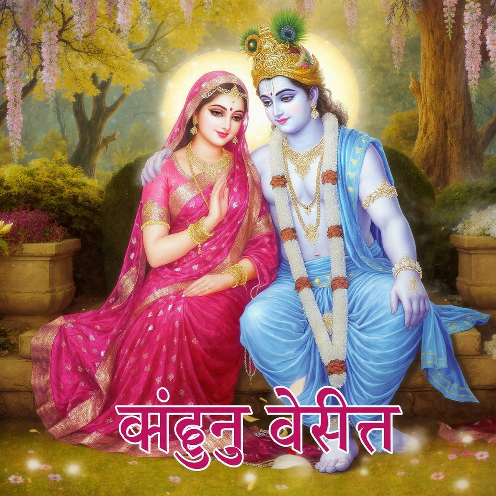 radha krishna good night images in hindi