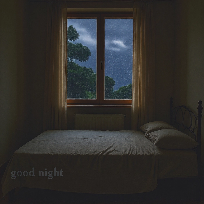 rainfall good night image