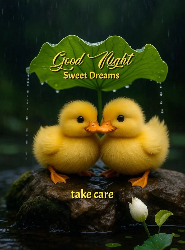 rainy day good night images