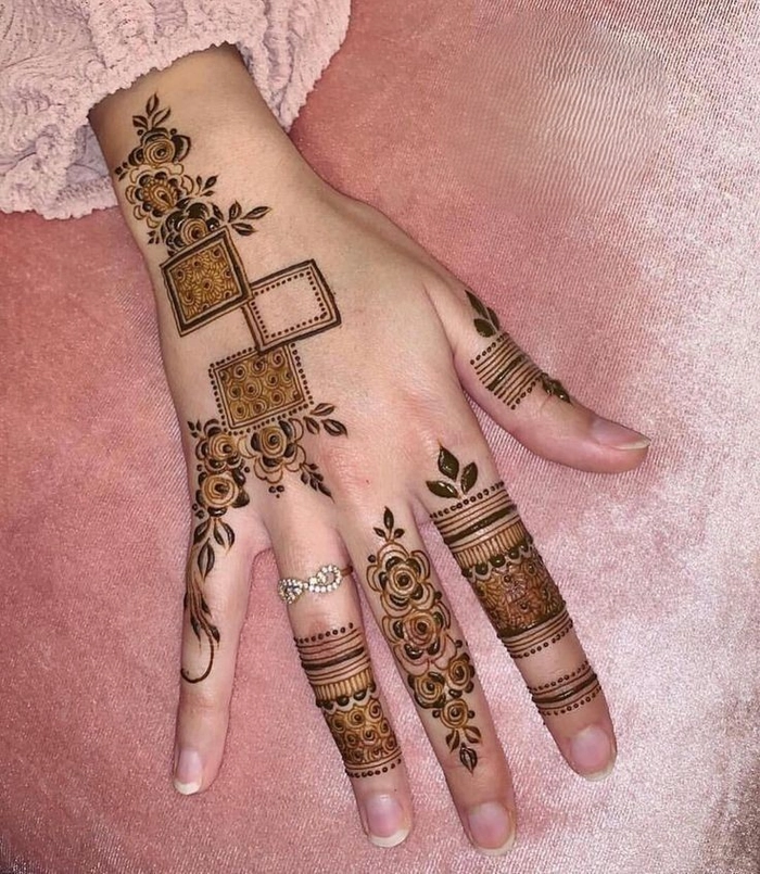 rakhi mehndi design for brother
