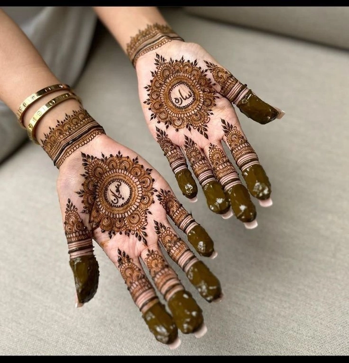 rakhi special arabic mehndi design