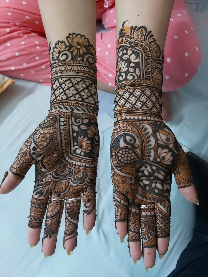 sawan mehndi design