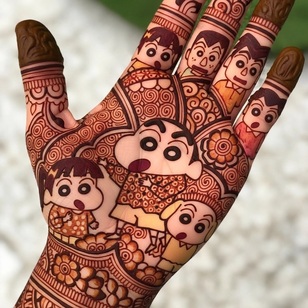 shinchan mehndi