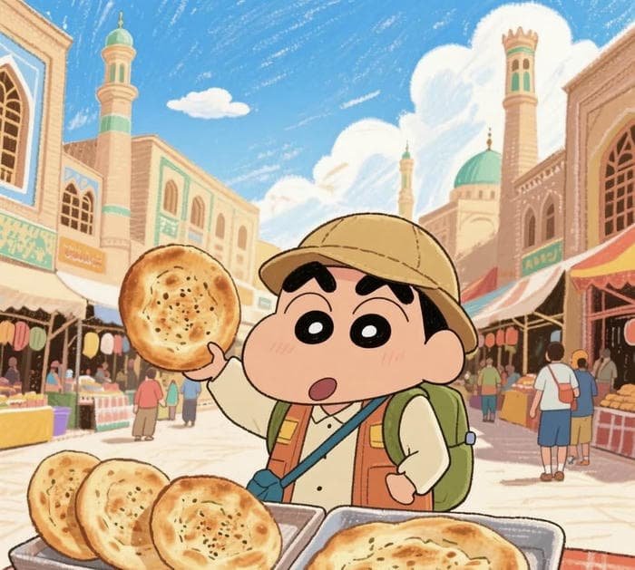shinchan smiling dp image