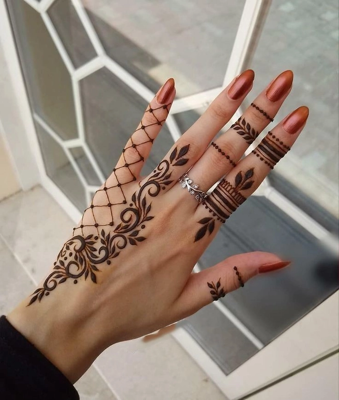 simple easy quick mehndi design