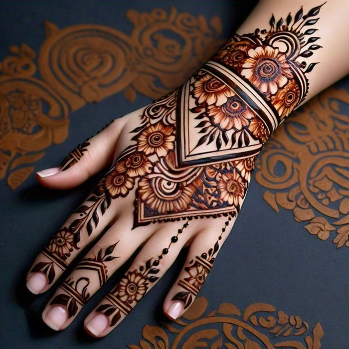 simple gorgeous mehndi design