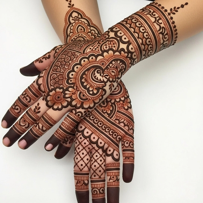 simple rajasthani mehndi designs