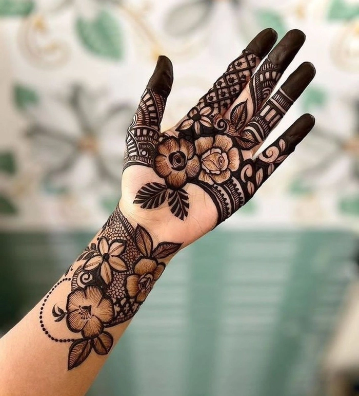 ungli dijain mehndi