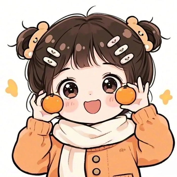 unique orange pfp