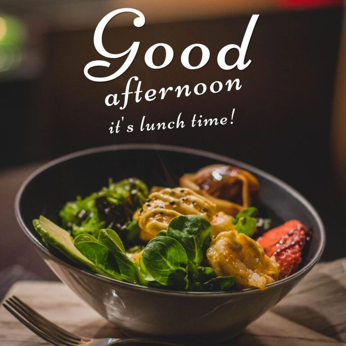 whatsapp good afternoon images with lunch