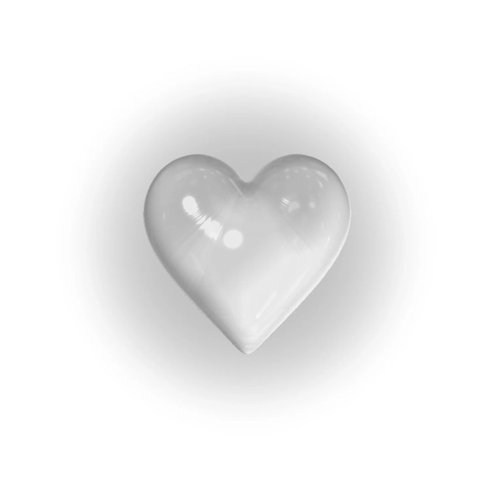 white heart dp for whatsapp