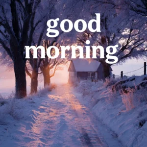 winter images good morning