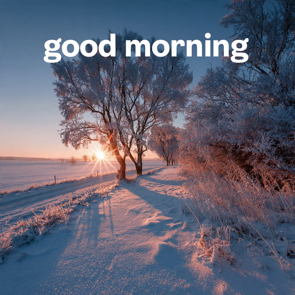winter special good morning images