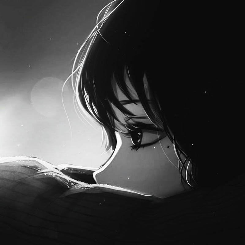 aesthetic anime sad dp