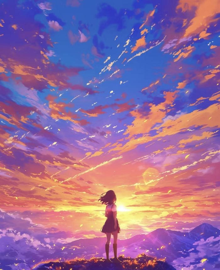 alone anime dp dark theme