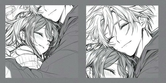 anime couple love dp