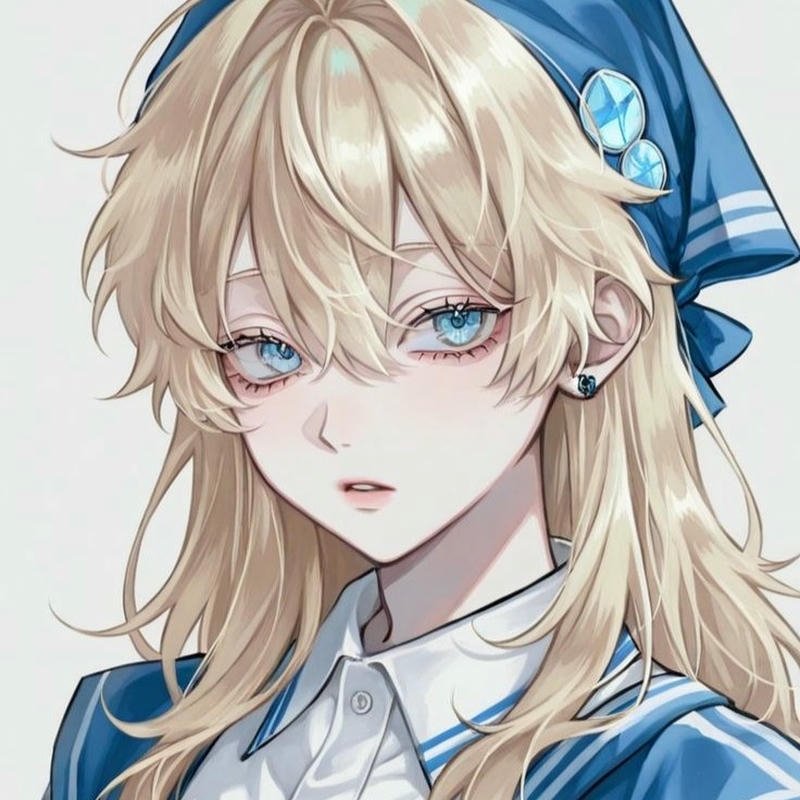 anime stylish girl profile