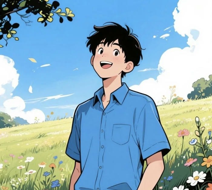 anime whatsapp profile image