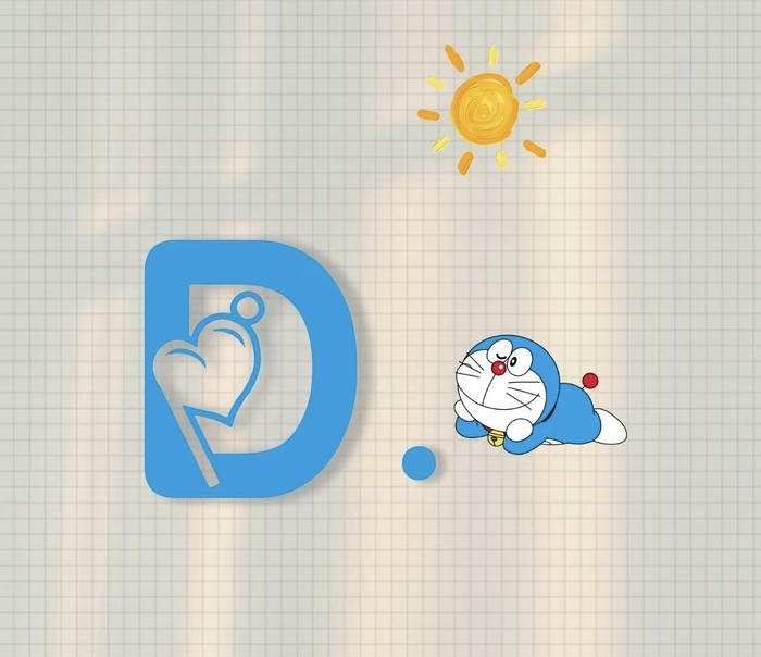 artistic avatar letter d