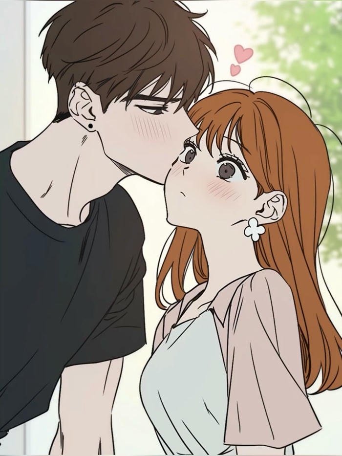 bright light cartoon couple dp