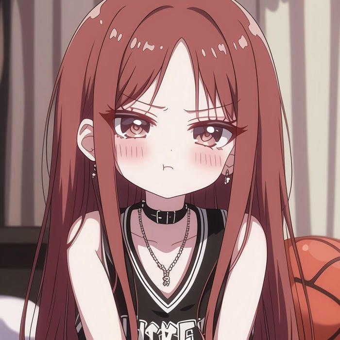 calm instagram cartoon dp for girls