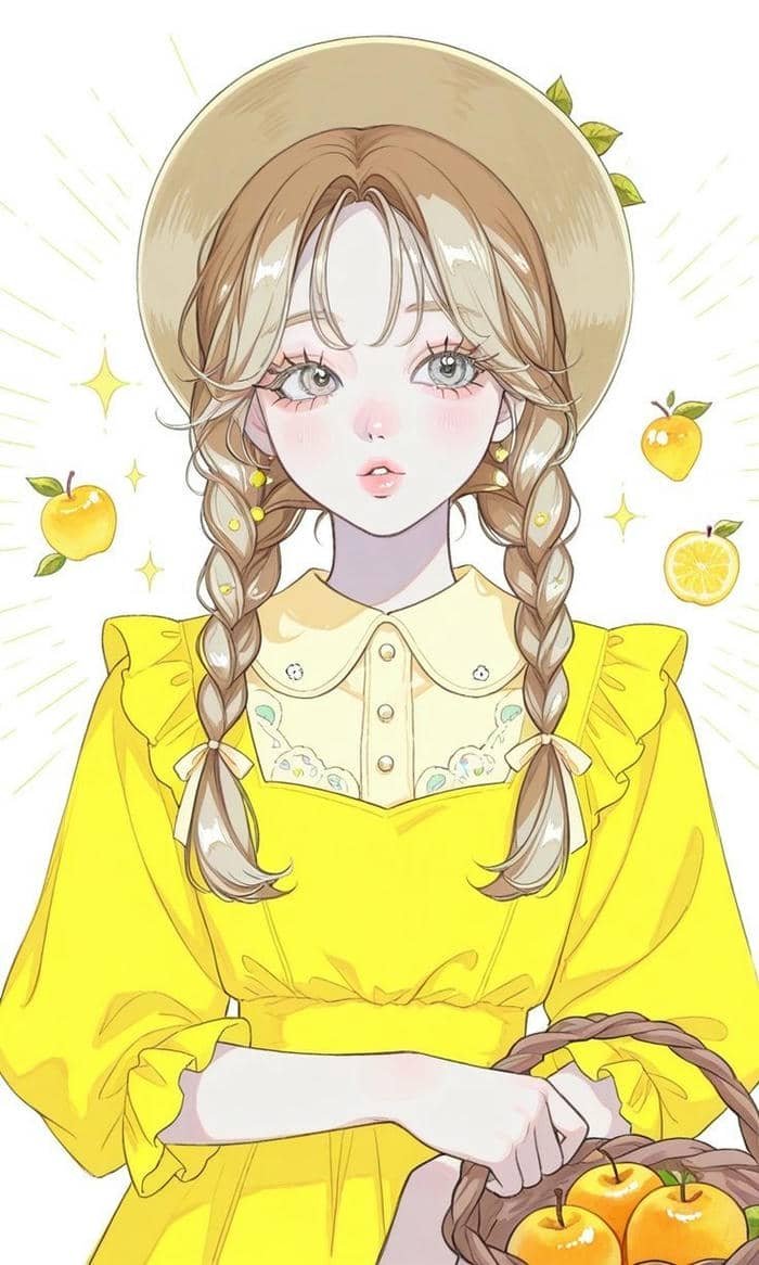 cartoon dp for girls hd