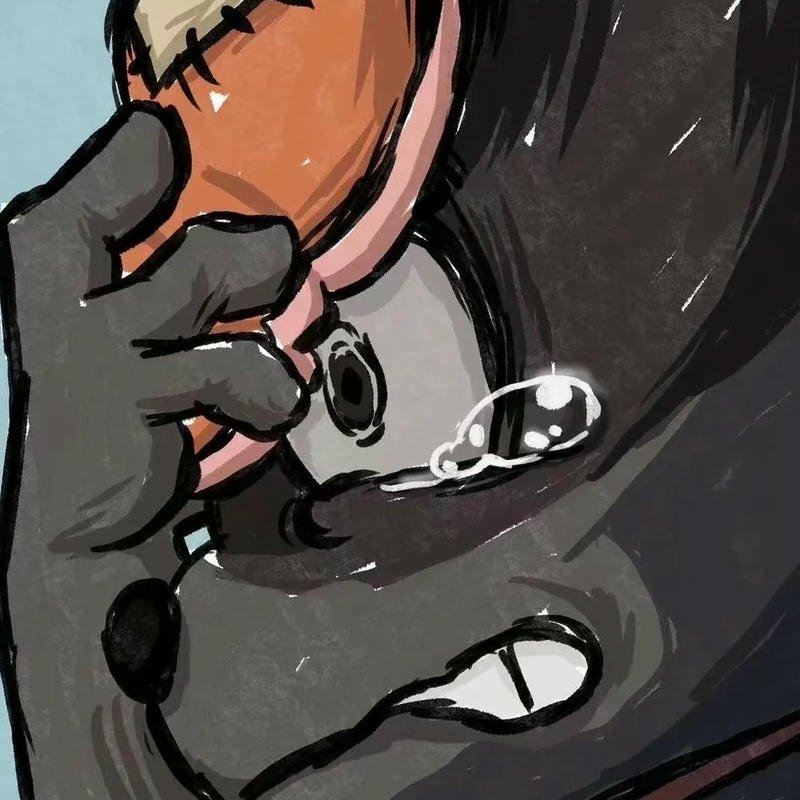 cartoon sad dp sketch