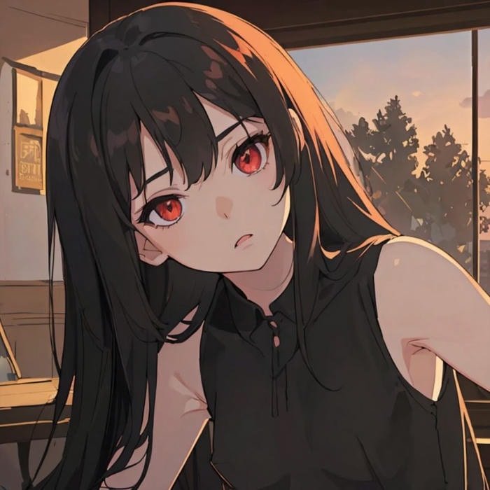 classic anime girl dp